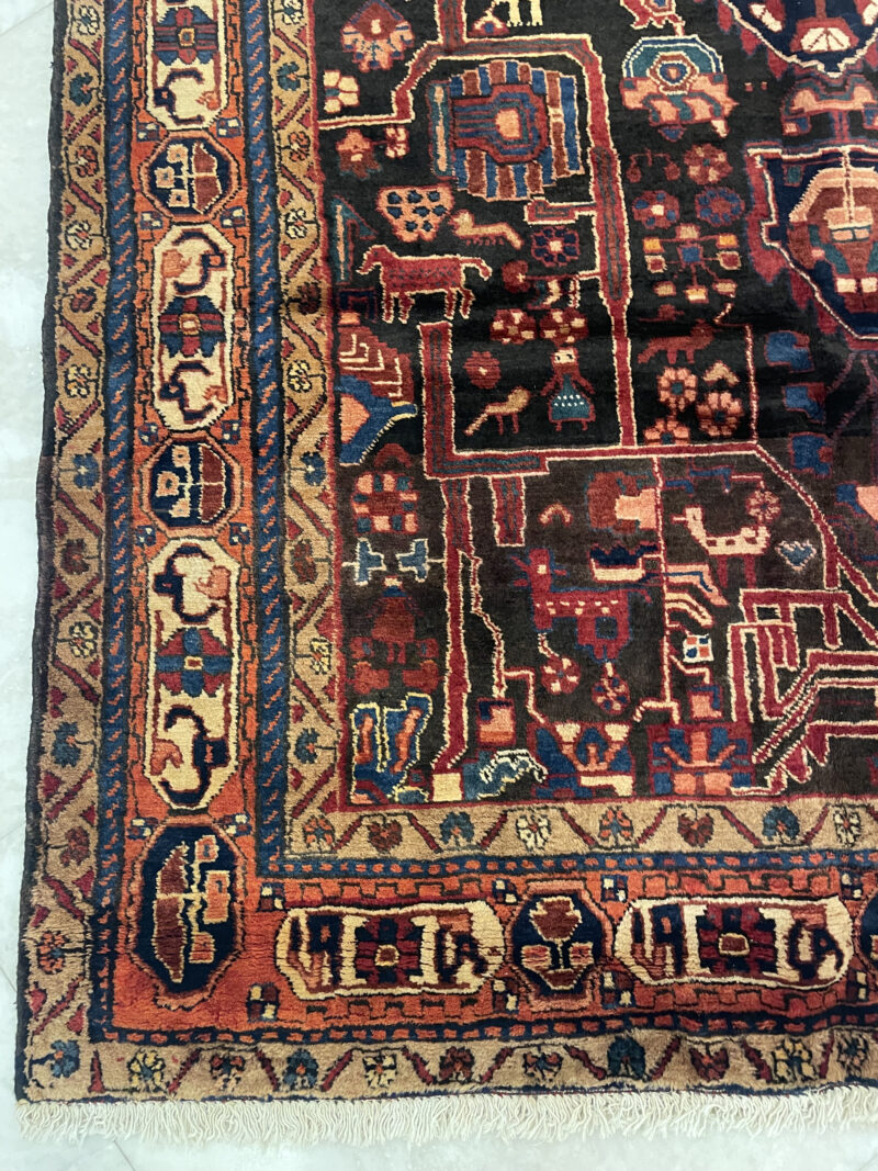 283X154 Persian Hamdan Rug سجادة فارسيه همدان - Image 2