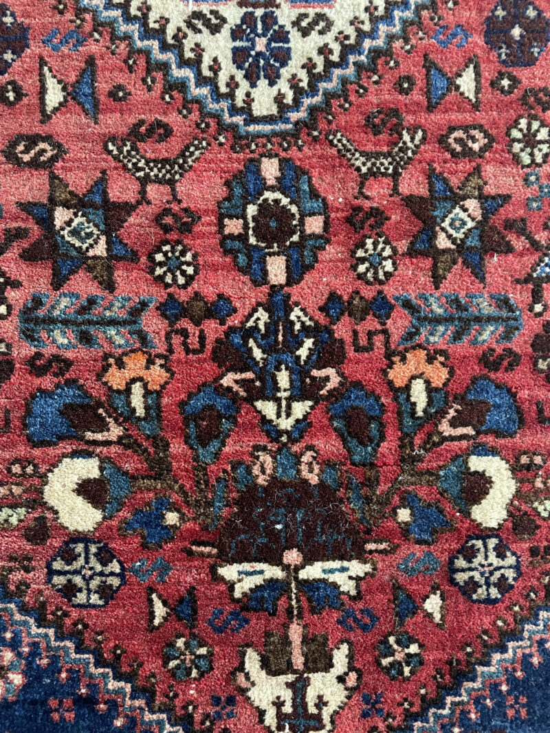 157X104 Antique Abadeh rug سجادة آباديه - Image 4