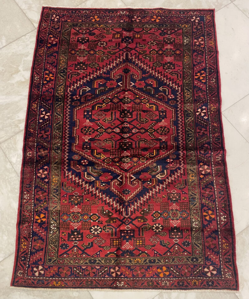 210X140 Persian Hamdan Rug سجادة فارسيه همدان