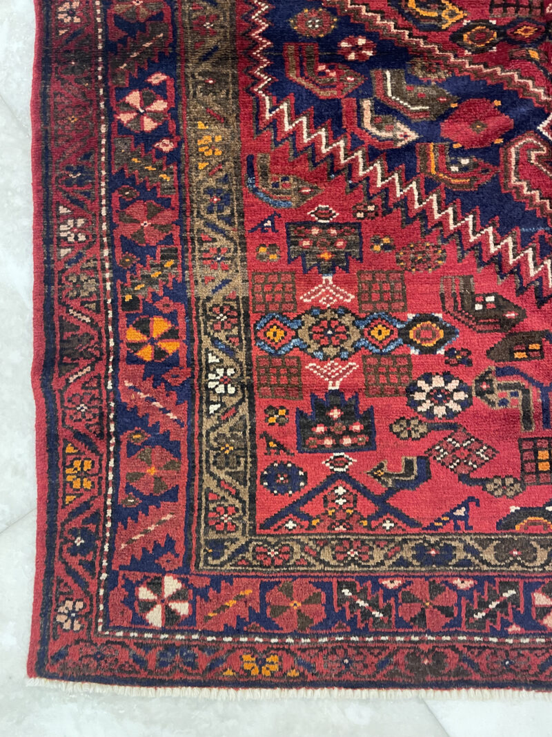 210X140 Persian Hamdan Rug سجادة فارسيه همدان - Image 3