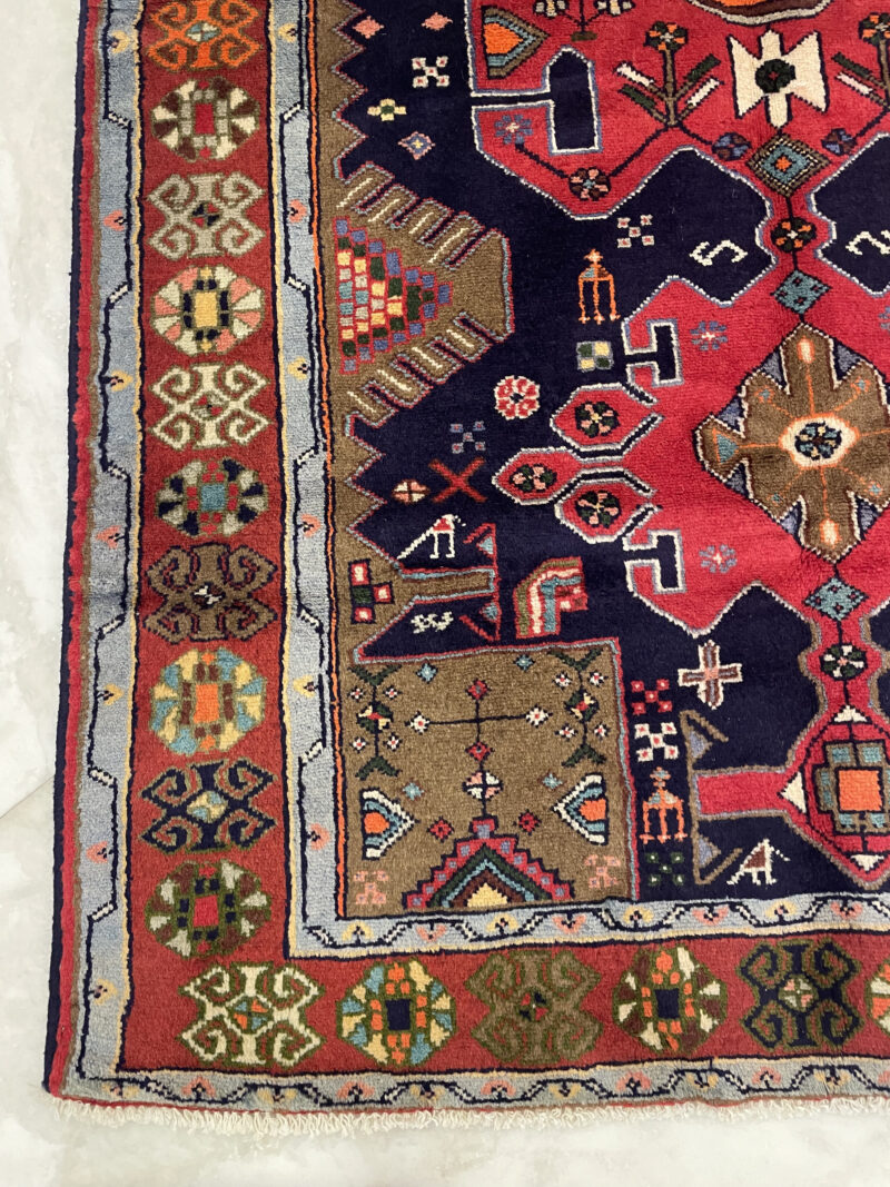 203X126 Persian Hamdan Rug سجادة فارسيه همدان - Image 2