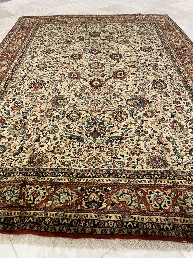 380X278 Persian Tabriz Rug سجادة فارسيه تبريز - Image 2