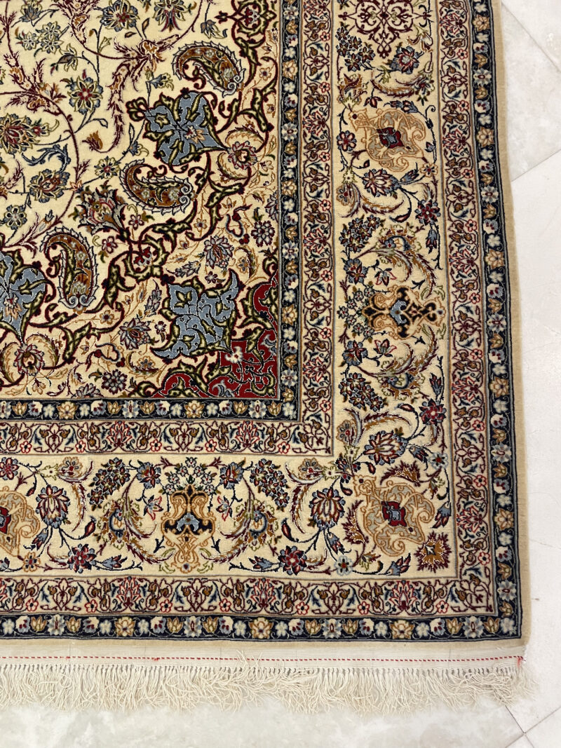 327X207 Persian Isfahan rug سجادة فارسيه أصفهان - Image 3