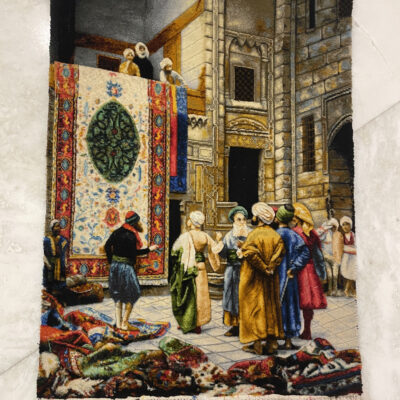 78X57 Persian Tabriz Rug سجادة فارسيه تبريز