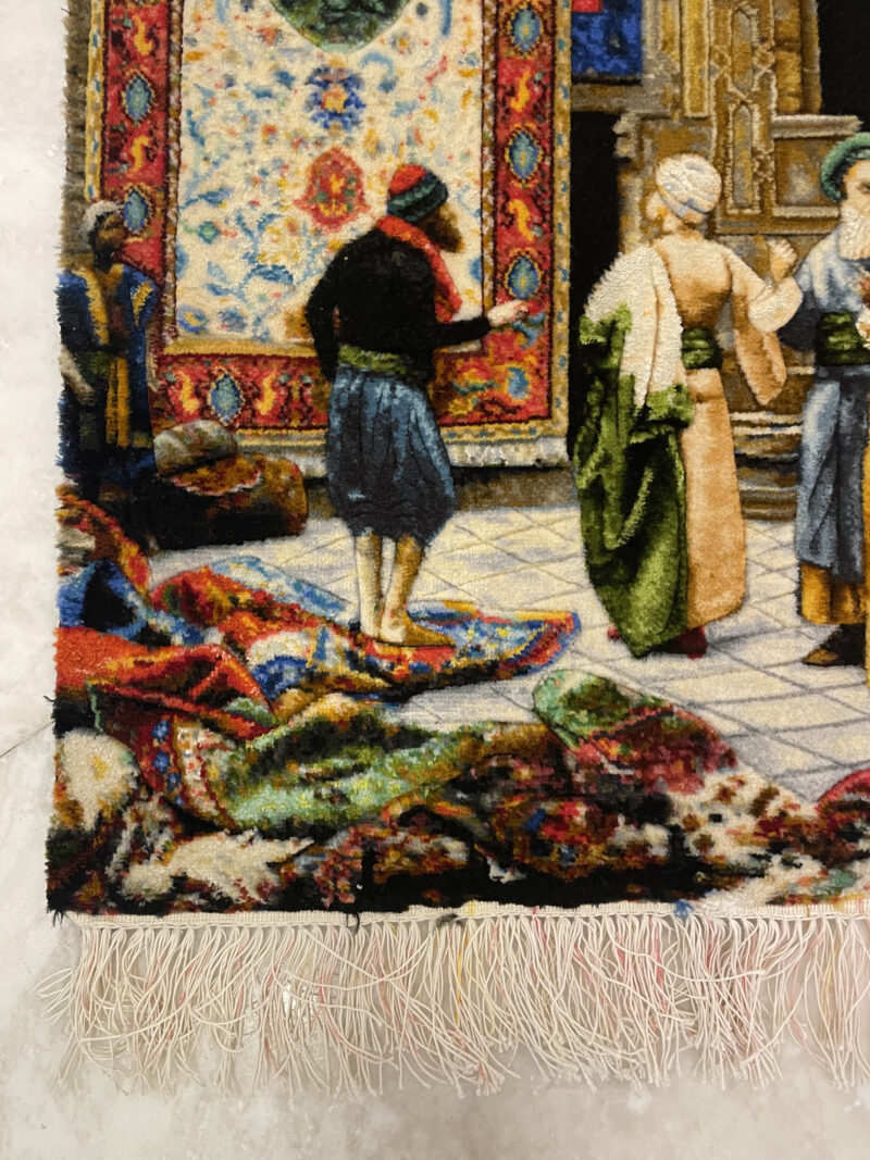 78X57 Persian Tabriz Rug سجادة فارسيه تبريز - Image 2