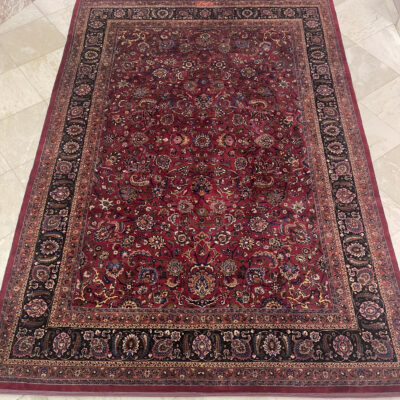 510X347 Persian Simi antique Mashhad Rug سجادة فارسيه مشهد شيخ بورنكي أصليه