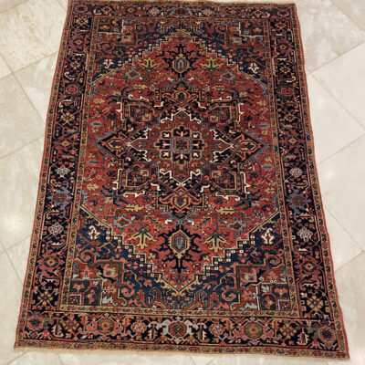 304X212 Antique Persian heriz serapi Rug سجادة فارسيه هريس أنتيك