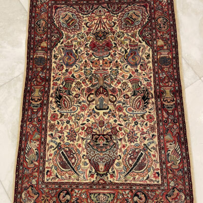 156X108 Persian Hamdan Rug سجادة فارسيه همدان ساروق