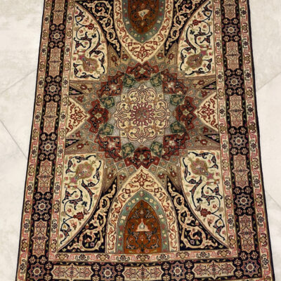 144X99 Persian Isfhan Rug سجادة فارسيه أصفهان