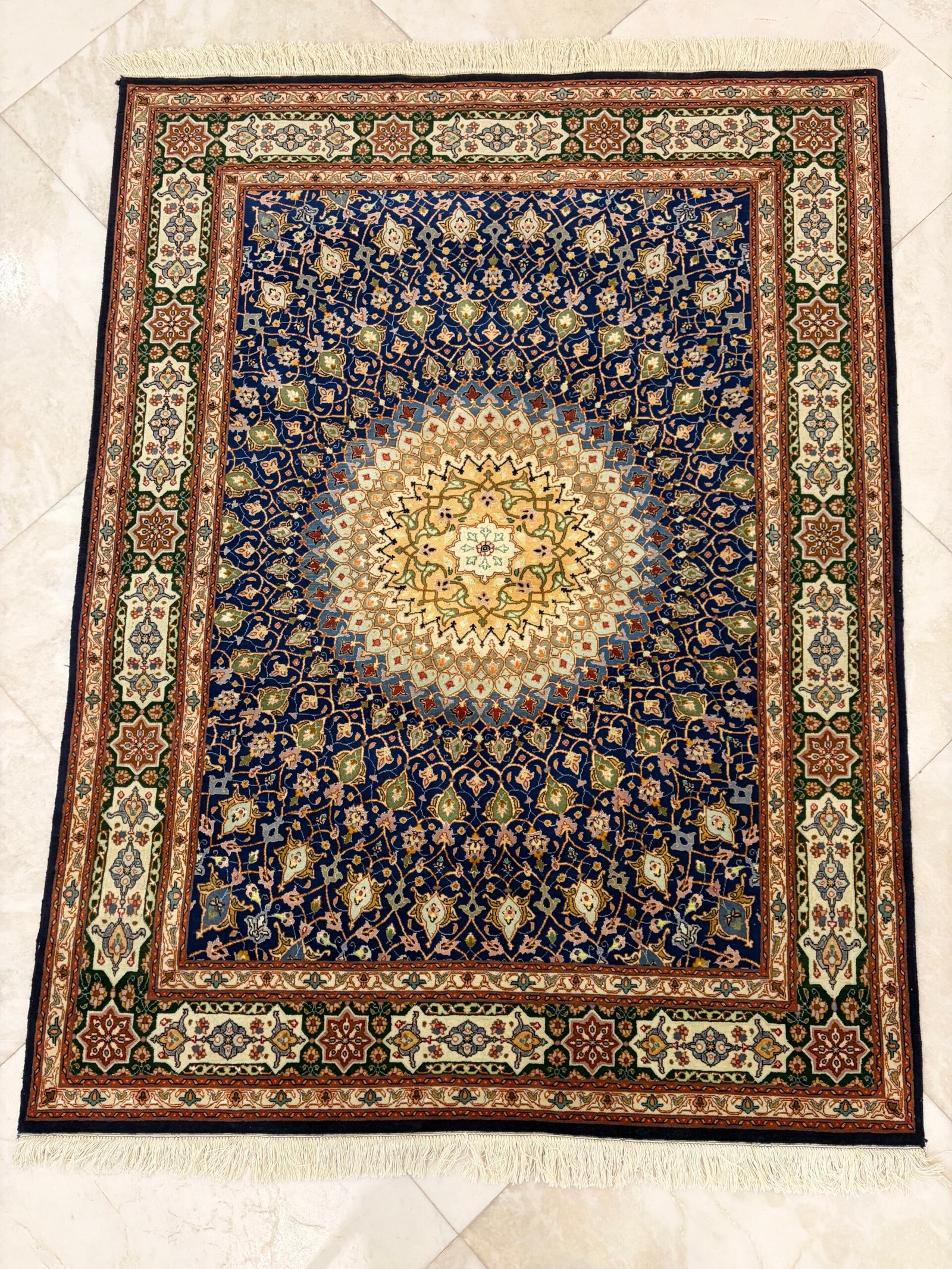 196X147 Persian Tabriz Rug سجادة فارسيه تبريز