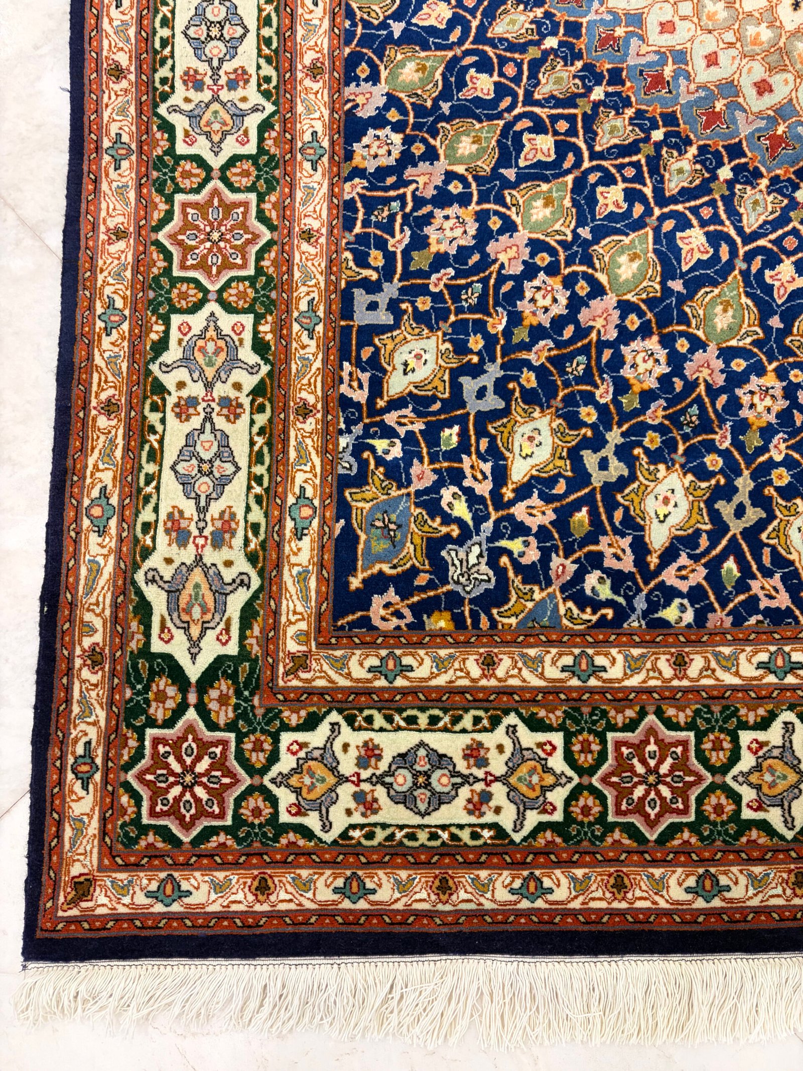 196X147 Persian Tabriz Rug سجادة فارسيه تبريز - Image 2
