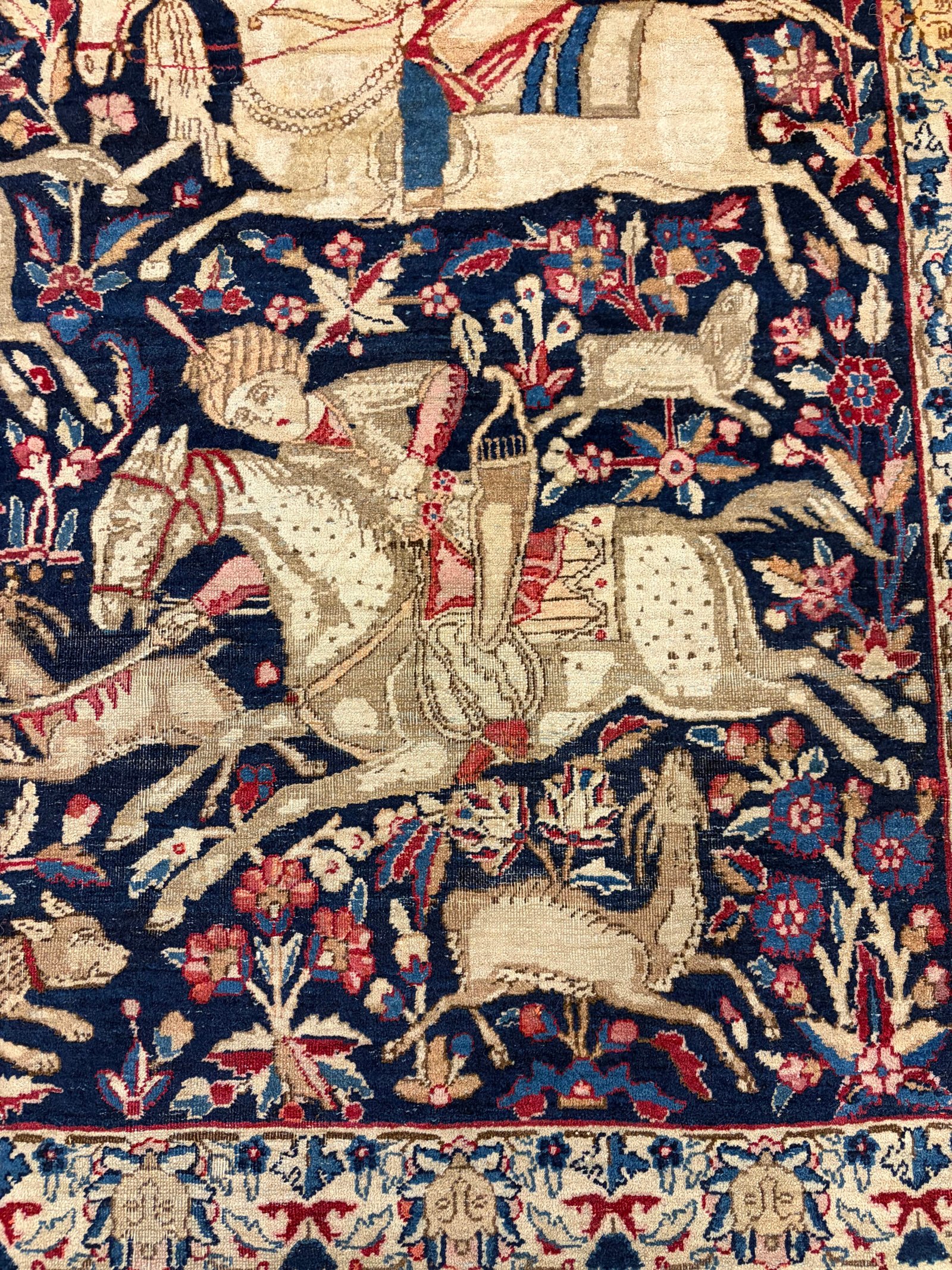 366x265 kerman lavar سجاده كرمان لاور أنتيك نادره جدا - Image 8