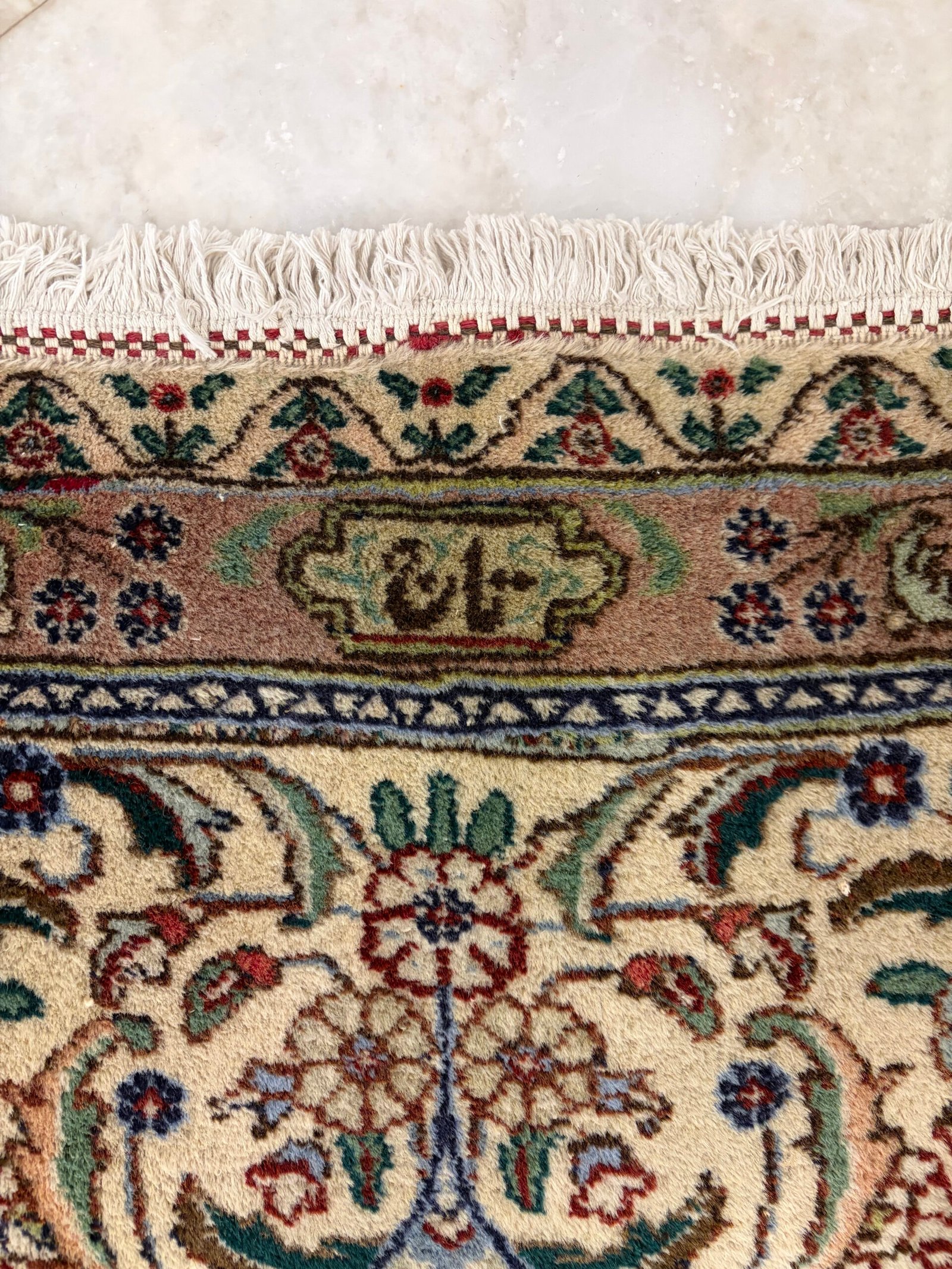 380X294 Persian Tabriz Rug سجادة فارسيه تبريز - Image 2